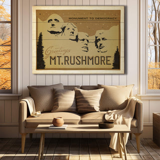 Mount Rushmore: Twilight Tribute - Wood & Metal Wall Art Wood & Metal Wall Art Anderson Design Group