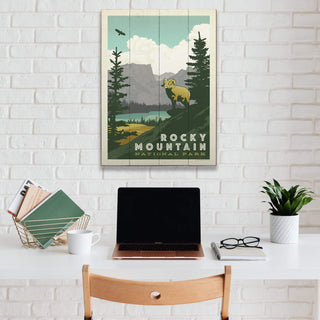 Rocky Mountain National Park: Bighorn Vista - Wood & Metal Wall Art Wood & Metal Wall Art Anderson Design Group