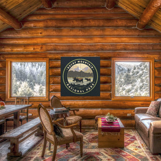 Rocky Mountain National Park: Marshland Moose - Wood & Metal Wall Art Wood & Metal Wall Art Anderson Design Group