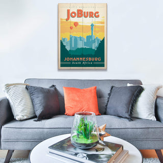 Johannesburg, South Africa - Wood & Metal Wall Art Wood & Metal Wall Art Anderson Design Group