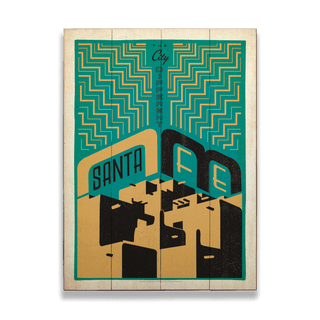Santa Fe: The City of Different - Wood & Metal Wall Art Wood & Metal Wall Art Anderson Design Group Wood 9" x 12"