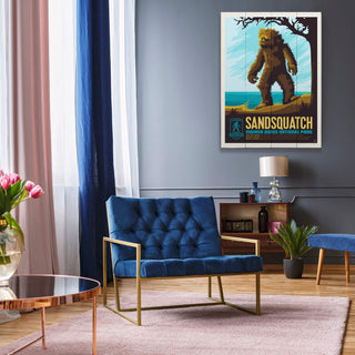 Sandsquatch: Dune Dweller - Wood & Metal Wall Art Wood & Metal Wall Art Anderson Design Group