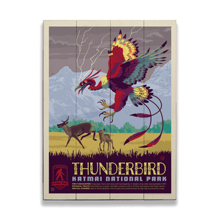 Thunderbird: Majesty of the Mountain Skies - Wood & Metal Wall Art Wood & Metal Wall Art Anderson Design Group