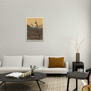 Theodore Roosevelt National Park: Horseplay - Wood & Metal Wall Art Wood & Metal Wall Art Anderson Design Group