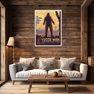 Yucca Man: The Desert Phantom - Wood & Metal Wall Art Wood & Metal Wall Art Anderson Design Group