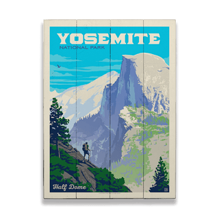Yosemite National Park: Half Dome 2 - Wood & Metal Wall Art Wood & Metal Wall Art Anderson Design Group