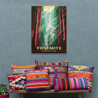 Yosemite National Park: Yosemite Falls - Wood & Metal Wall Art Wood & Metal Wall Art Anderson Design Group