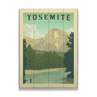 Yosemite National Park: Half Dome 1 - Wood & Metal Wall Art Wood & Metal Wall Art Anderson Design Group