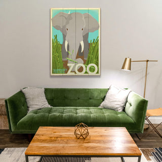 Zoo Life: Elephants - Wood & Metal Wall Art Wood & Metal Wall Art Anderson Design Group