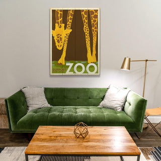 Zoo Life: Giraffes - Wood & Metal Wall Art Wood & Metal Wall Art Anderson Design Group