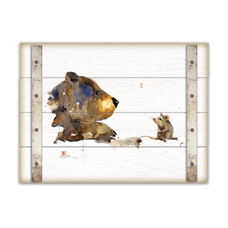 Unexpected Friendship - Wood Plank Wall Art Wood & Metal Wall Art Dean Crouser