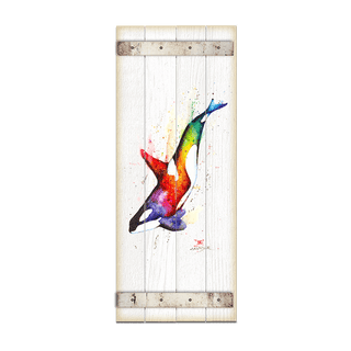 Orca - Wood Plank Wall Art Wood & Metal Wall Art Dean Crouser