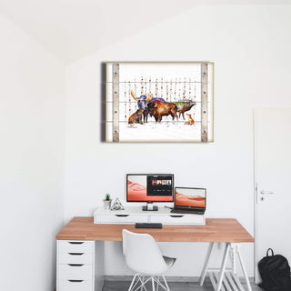 The Woodlands - Wood Plank Wall Art Wood & Metal Wall Art Dean Crouser