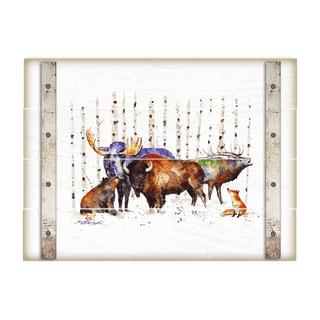 The Woodlands - Wood Plank Wall Art Wood & Metal Wall Art Dean Crouser