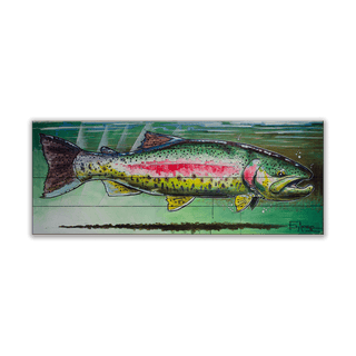 Resting Rainbow - Wood & Metal Wall Art Wood & Metal Wall Art Ed Anderson Wood 16" x 7"
