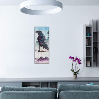 The Raven's Realm - Wood & Metal Wall Art Wood & Metal Wall Art Ed Anderson