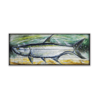 Patagonia Tarpon - Wood & Metal Wall Art Wood & Metal Wall Art Ed Anderson Wood 16" x 7"