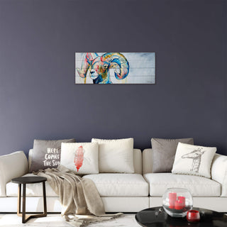 Rocky Mountain Ram - Wood & Metal Wall Art Wood & Metal Wall Art Ed Anderson
