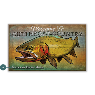 Golden Cutty: Personalized - Wood & Metal Wall Art Wood & Metal Wall Art Ed Anderson Wood 14" x 8"