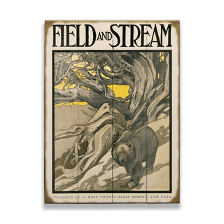 Field & Stream Cover March 1905 - Wood & Metal Wall Art Wood & Metal Wall Art Field & Stream Wood 9" x 12"