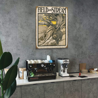 Field & Stream Cover March 1905 - Wood & Metal Wall Art Wood & Metal Wall Art Field & Stream