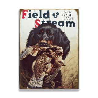 Field & Stream Cover November 1934 - Wood & Metal Wall Art Wood & Metal Wall Art Field & Stream Wood 9" x 12"