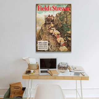 Field & Stream Cover September 1956 - Wood & Metal Wall Art Wood & Metal Wall Art Field & Stream
