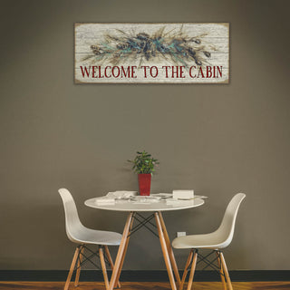 Garland Cabin Sign - Wood & Metal Wall Art Wood & Metal Wall Art Marilynn Dwyer Mason