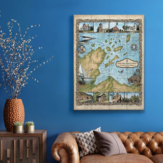 Apostle Islands National Lakeshore - Wood & Metal Wall Art Wood & Metal Wall Art Lisa Middleton