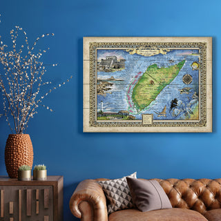 Dives and Beaches of Cozumel, Mexico - Wood & Metal Wall Art Wood & Metal Wall Art Lisa Middleton
