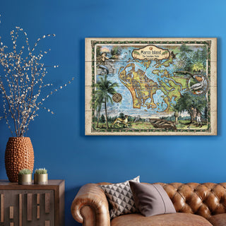 Marco Island, Florida: Illustrated Map - Wood & Metal Wall Art Wood & Metal Wall Art Lisa Middleton