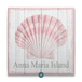 Scallop Shell - Wood & Metal Wall Art