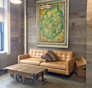 Adirondack State Park, New York - Wood & Metal Wall Art Wood & Metal Wall Art Lisa Middleton
