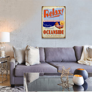 You've Arrived: Beach - Wood & Metal Wall Art Wood & Metal Wall Art Meissenburg Designs