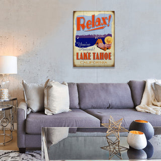 You've Arrived: Lake - Wood & Metal Wall Art Wood & Metal Wall Art Meissenburg Designs