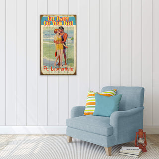 Swept Off Your Feet - Wood & Metal Wall Art Wood & Metal Wall Art Meissenburg Designs