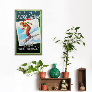 Speed and Thrills - Wood & Metal Wall Art Wood & Metal Wall Art Curtis Publishing