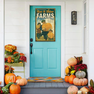 Harvest Love Kids & Pumpkins - Wood & Metal Wall Art Wood & Metal Wall Art Meissenburg Designs
