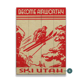 Become Airworthy - Wood & Metal Wall Art Wood & Metal Wall Art Meissenburg Designs Wood 9" x 12"