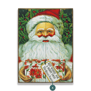 Best Wishes, Christmas - Wood & Metal Wall Art Wood & Metal Wall Art Meissenburg Designs Wood 9" x 12"