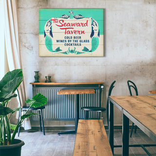 Mermaid Tavern - Wood & Metal Wall Art Wood & Metal Wall Art Meissenburg Designs