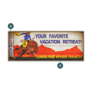 Your Favorite Vacation Retreat - Wood & Metal Wall Art Wood & Metal Wall Art Meissenburg Designs Wood 16" x 7"