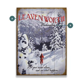 Let Your Mind Alone - Wood & Metal Wall Art Wood & Metal Wall Art Meissenburg Designs Wood 9" x 12"