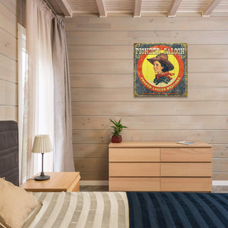 Proper Ladies Welcome - Wood & Metal Wall Art Wood & Metal Wall Art Meissenburg Designs
