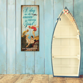 A Day on the Water Restores the Soul - Wood & Metal Wall Art Wood & Metal Wall Art Meissenburg Designs