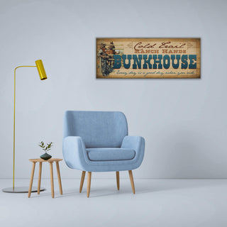 Ranch Hands Bunkhouse - Wood & Metal Wall Art Wood & Metal Wall Art Meissenburg Designs