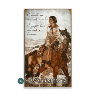 A Perfect Horse - Wood & Metal Wall Art Wood & Metal Wall Art Meissenburg Designs Wood 8" x 14"