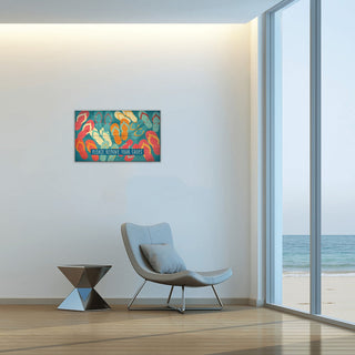 Please Remove Your Flip Flops: Generic - Wood & Metal Wall Art Wood & Metal Wall Art Meissenburg Designs
