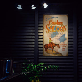 Lonesome Cowboy Saloon - Wood & Metal Wall Art Wood & Metal Wall Art Meissenburg Designs