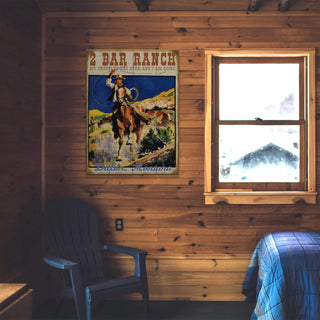 Roping Cowboy Ranch: Personalized - Wood & Metal Wall Art Wood & Metal Wall Art Meissenburg Designs